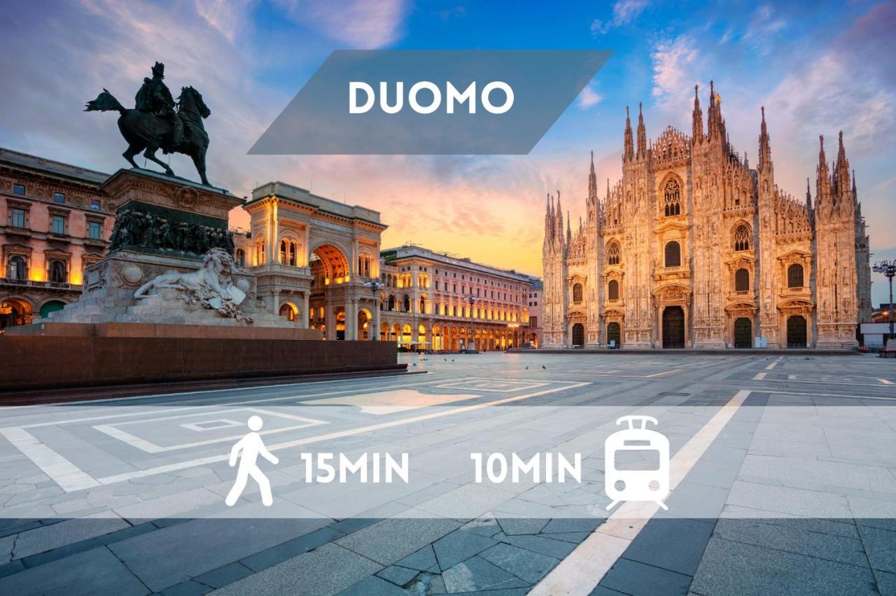 Appartamento Loft Duomo Navigli 12 Min A Piedi Milano Esterno foto