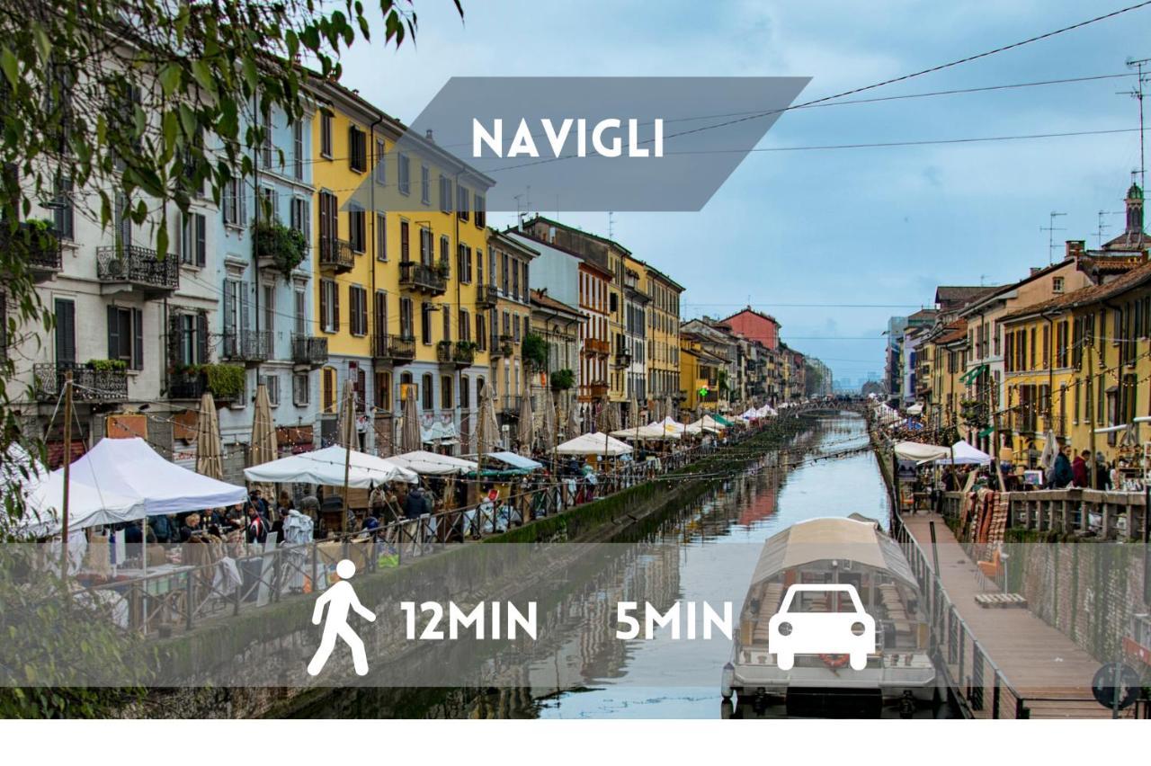 Appartamento Loft Duomo Navigli 12 Min A Piedi Milano Esterno foto